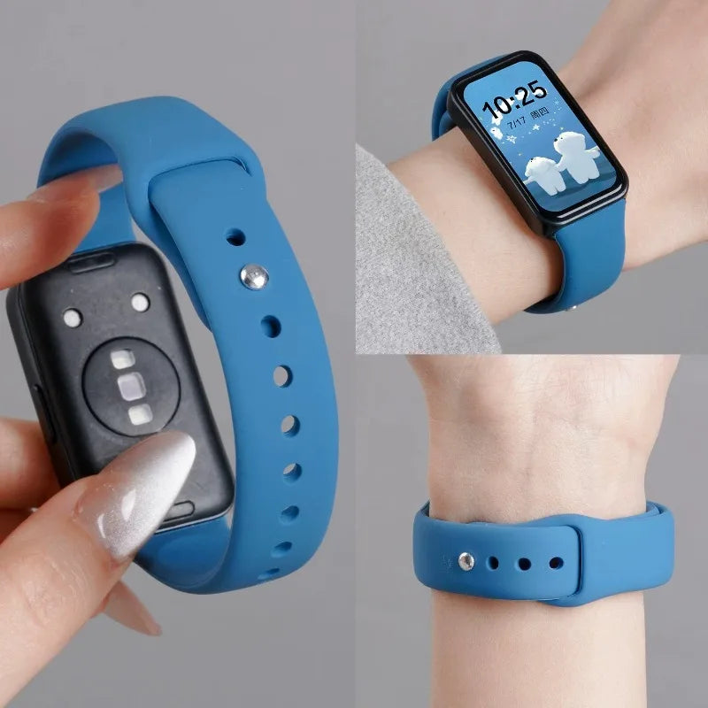 Soft Silicone Strap For Huawei Band 11 Official Sports Comfortable Wristband For Huawei Band 11/11 Pro Smartwatch Belt Accessory