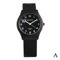Summer Candy Colors Watch Korean Women Circular Quartz Watches Trendy Ladies PU Leather Watch Luxury Simple Wristwatch Clock