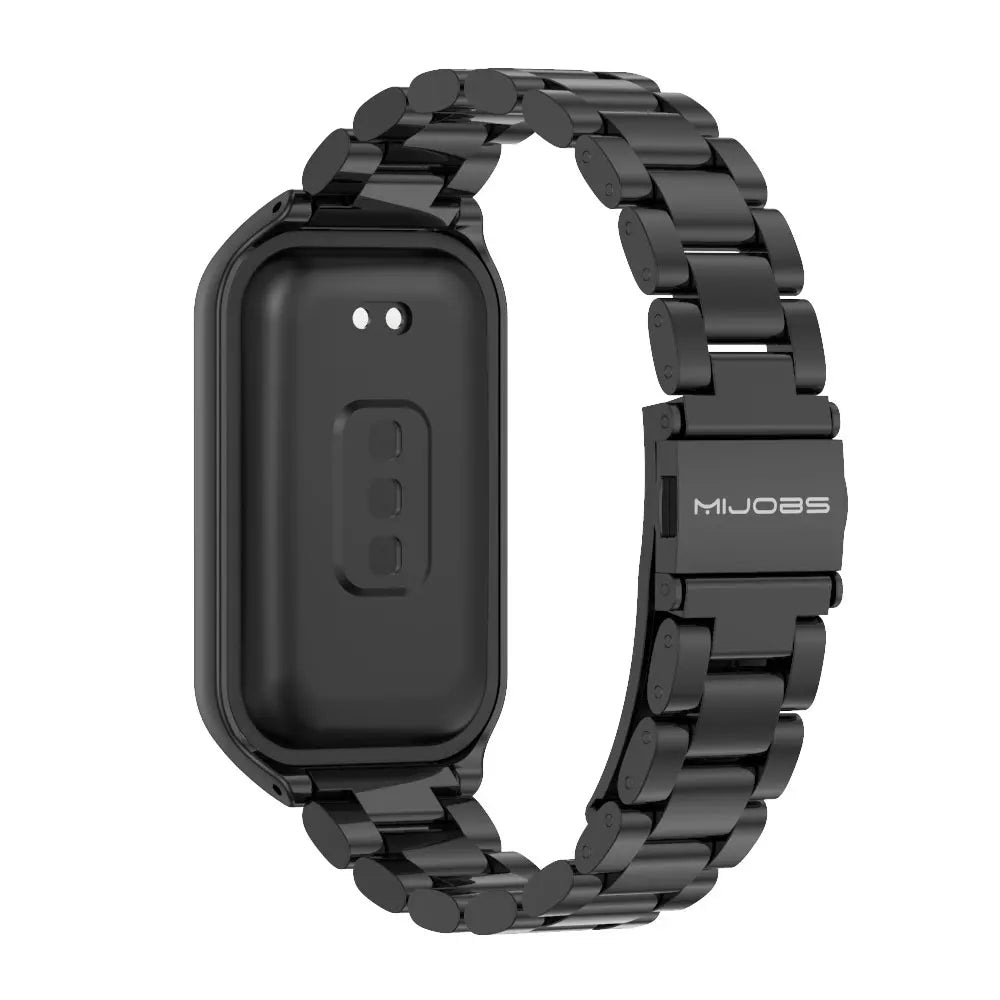 Strap For Xiaomi Mi Band 8 9 Active Bracelet for Xiaomi Smart Band 8 Active Stainless Steel Metal Watchband Mi Band 8 Active