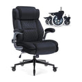 High Back Office Chair Ergonomic Computer Desk Chair with Heavy Duty Base Lumbar Support Thick Padded Large Work Chairs