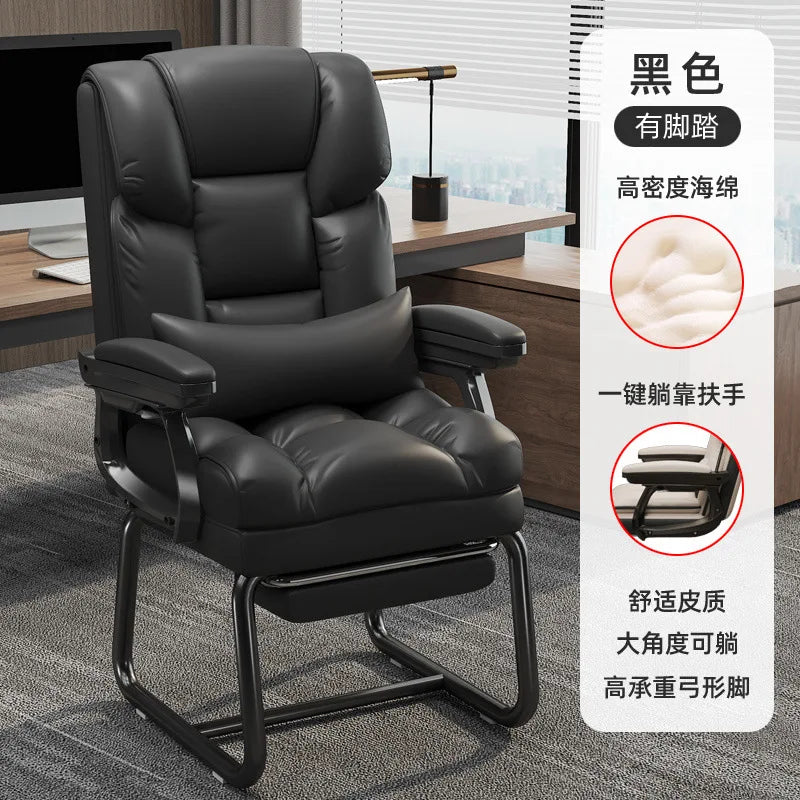 Simple and Comfortable Home Computer Chair, Office Reclining, Nap Taking Sofa Chair, Study Room, Bedroom Armchair Gaming Chairs