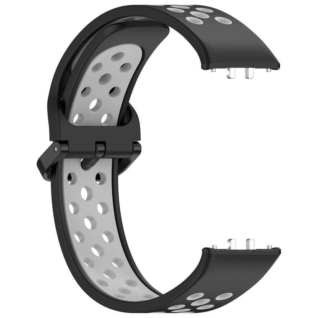Silicone Strap For Samsung Galaxy Fit 3 Band Bracelet Two-tone Watchband Correa For Samsung Galaxy Fit 3 Replaceable Wristband