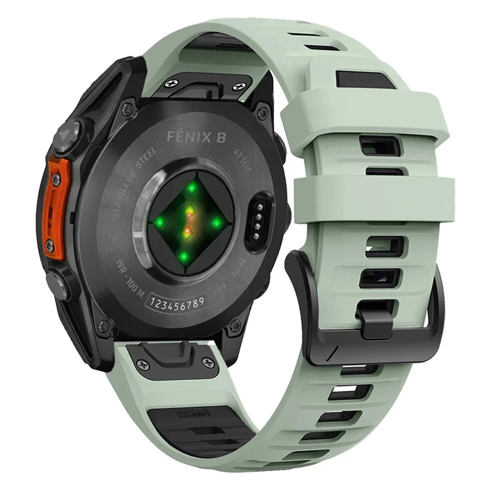 For Garmin Fenix 8 43mm 47mm 51mm Sports Original Silicone Wristband for Garmin Epix/Quatix7/Fenix 7X 6X 7S Pro/Descent Mk3 Band