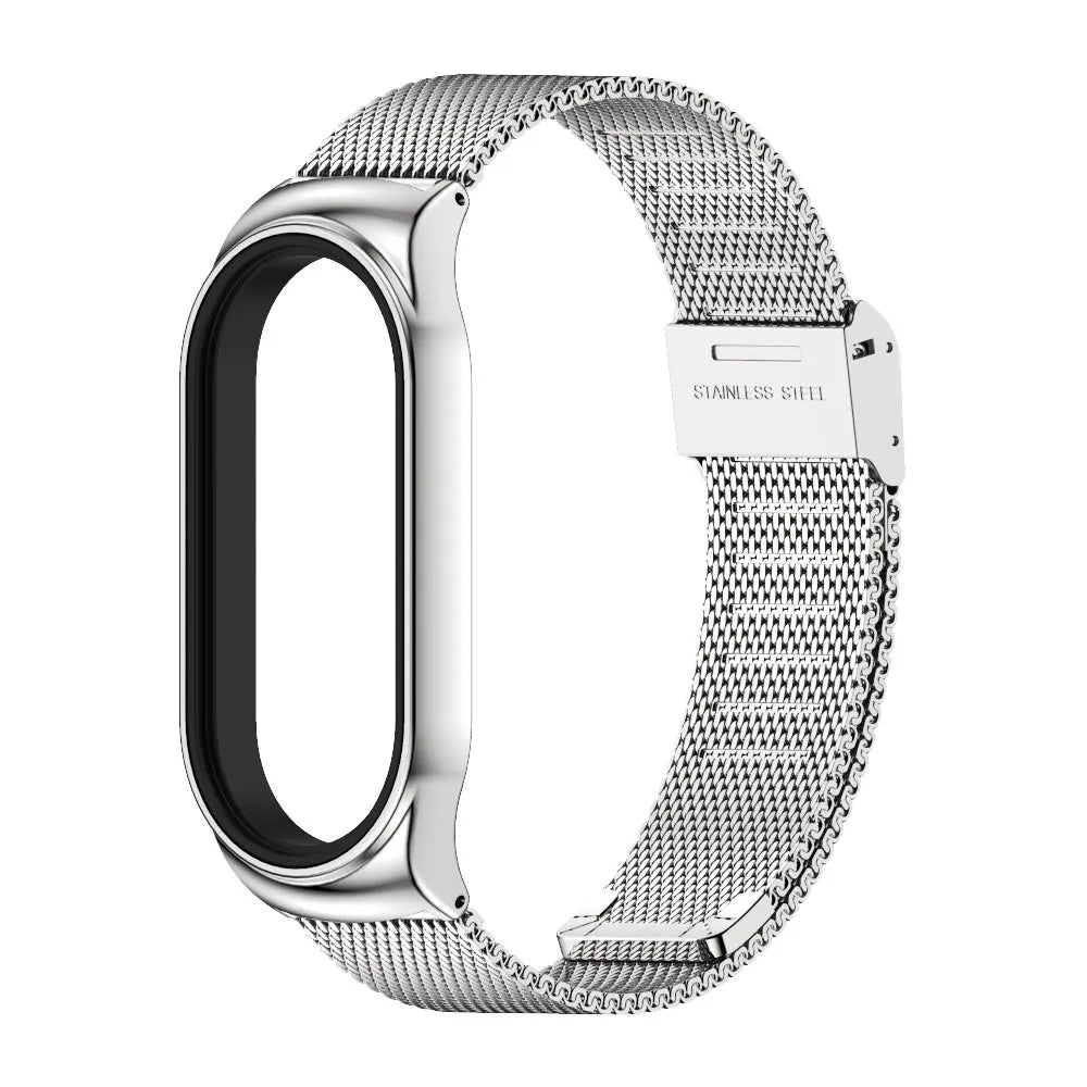 Strap for Mi Band 10 9 8 Wristband For Mi Band 9 Bracelet for Mi Band 10 Stainless Steel Watch Band for Mi Band 8 Metal Straps