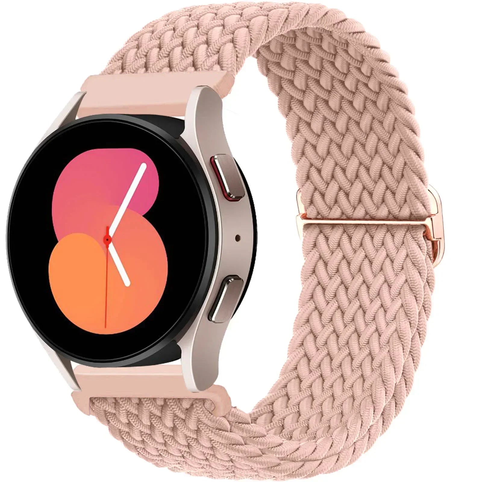 20mm 22mm Elastic Braided Nylon Strap for Huawei Watch GT6 5 4Pro 46mm Bracelet for Samsung Galaxy Watch 7 6 5 4 6/4Classic Band