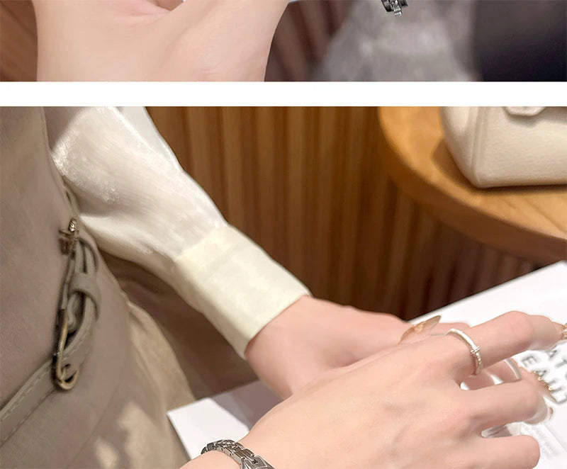 GEDI Ladies Small Watches Temperament Round Dial Quartz Retro Watch Luxury Waterproof Fashionable Wristwatch Gifts for Woman