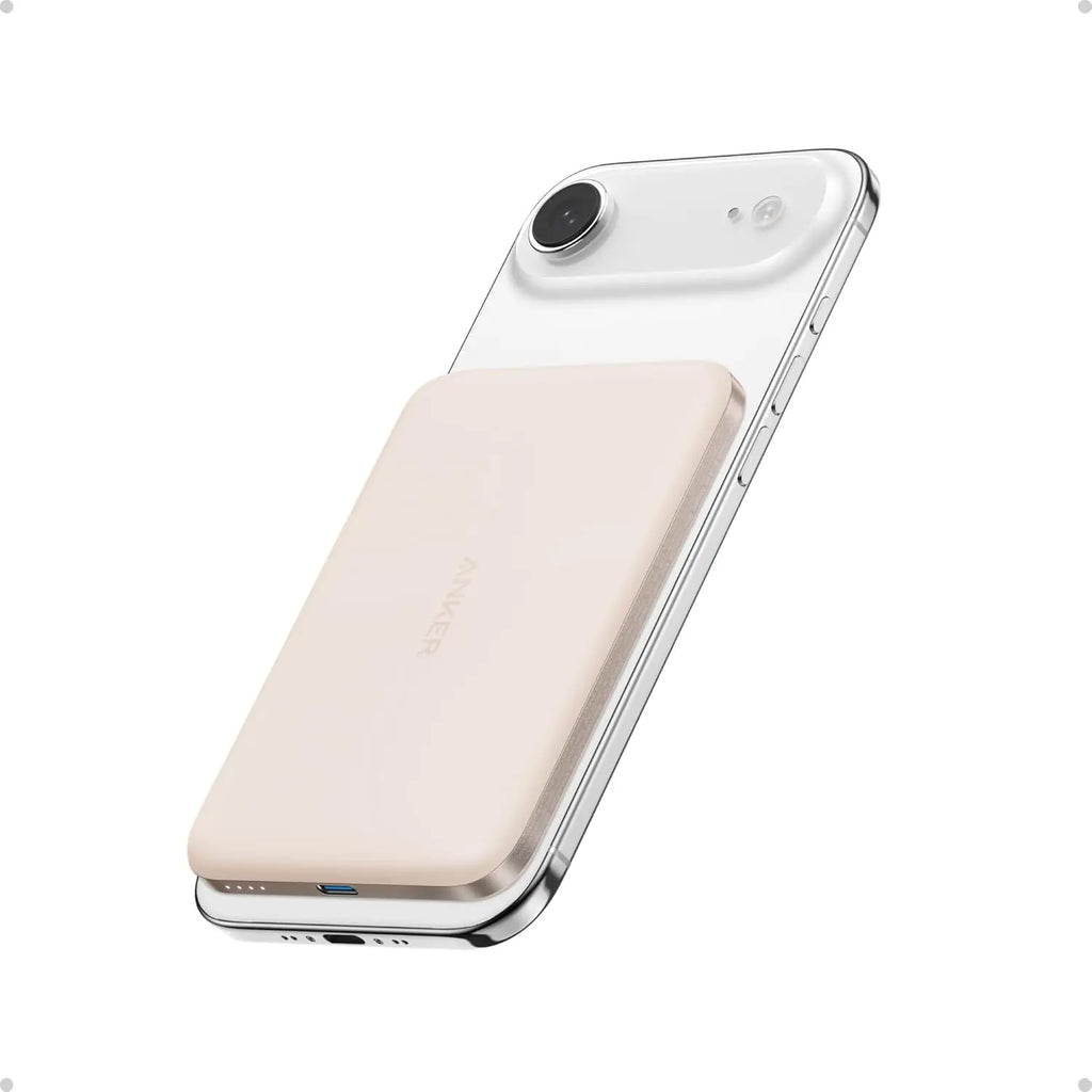 Anker Nano Power Bank, Ultra-Slim 5,000mAh Wireless Charging Battery,Portable Charger, for iPhone Air/17/16