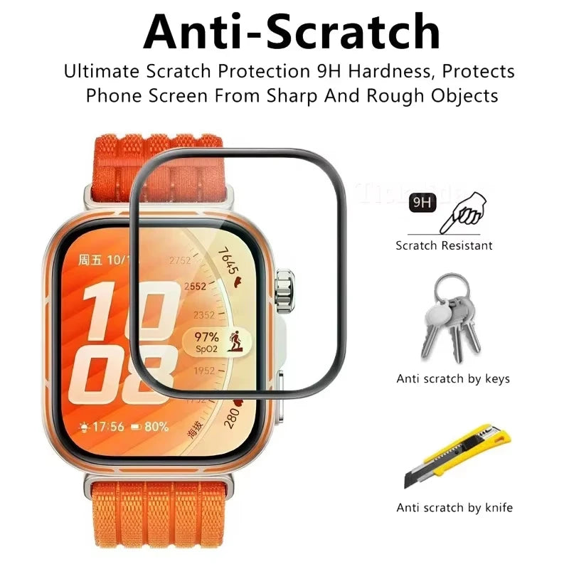 Tempered Glass Film For Huawei Watch fit 5 5 pro Smartwatch Accessories HD Hydraulic Huawei Watch fit 4 4 pro Screen Protector