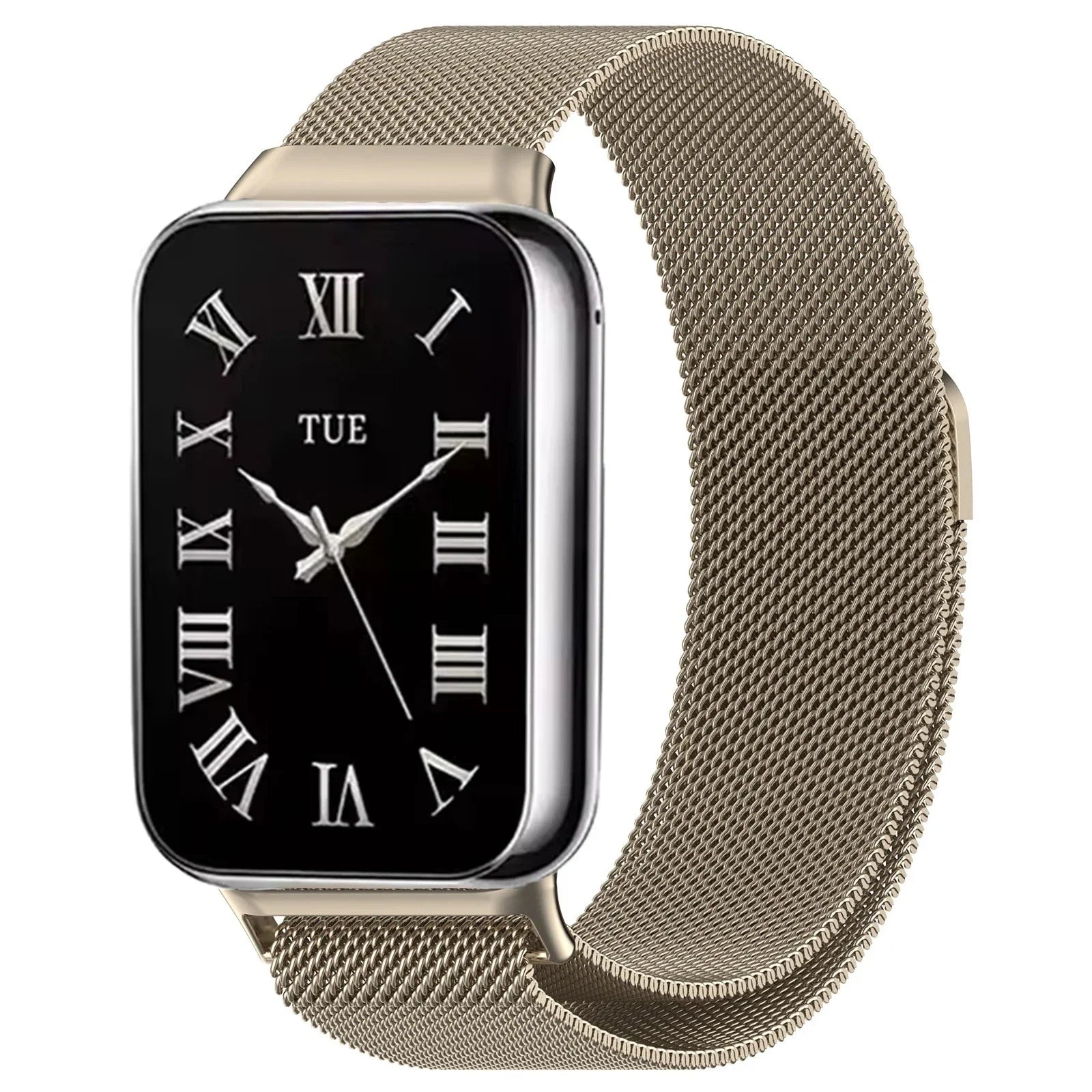 Milanese Loop Strap For Xiaomi Mi Band 9/8 Pro Metal Magnetic Durable Wristband Watchband For Redmi Watch 4/5/6 Correa Accessory