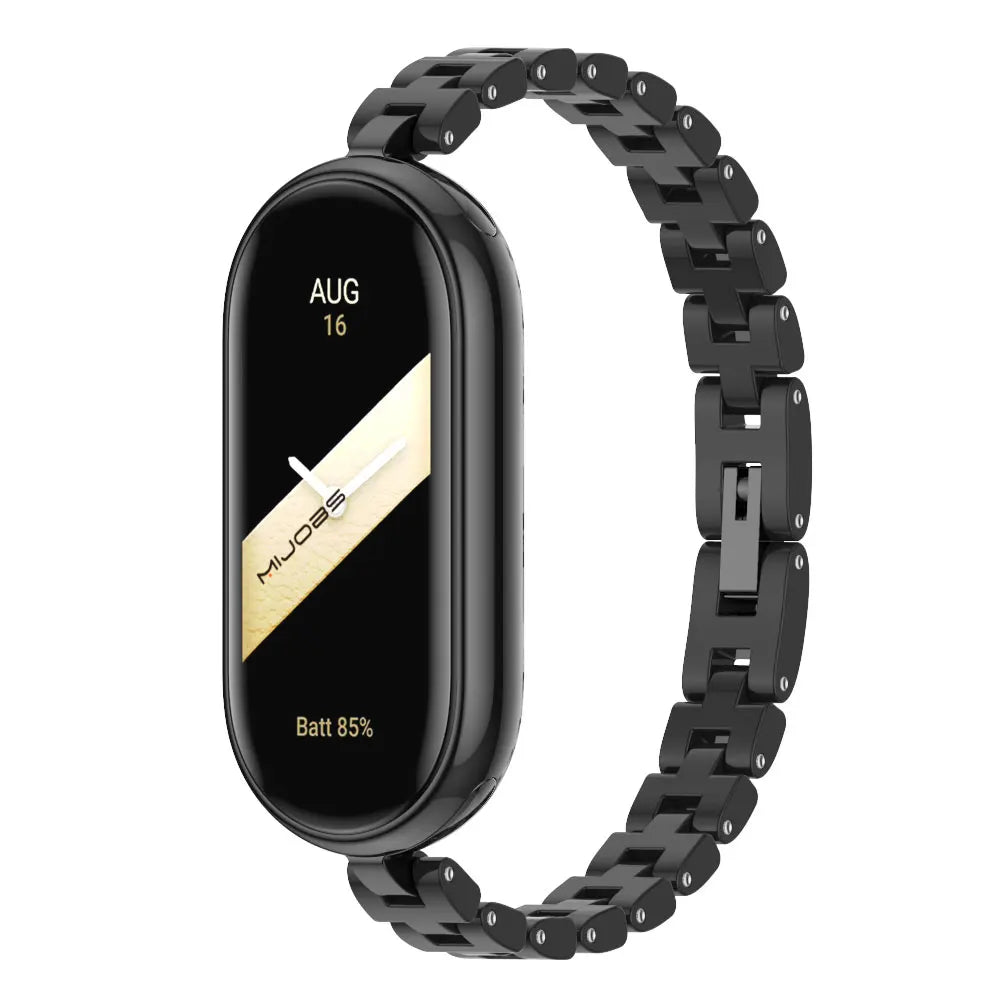 Strap for Mi Band 10 9 8 7 6 5 Watchband for Xiao mi Smart Band 9 Strap for Mi Band 8 Leather Wristband For Mi Band 7 Correa
