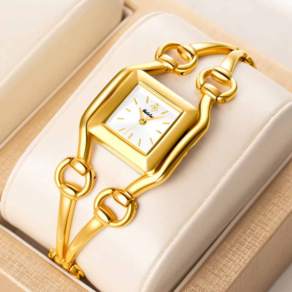 Women's Fashion Bracelet Watch: Water-resistant Quartz Timepiece – A Luxurious and Elegant Gift reloj mujer montre