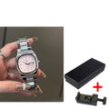 High Quality Women's Watch Minimalist Small Square Plate Bracelet Women's Watch Brown Quartz Waterproof Clock for Wife's Gift