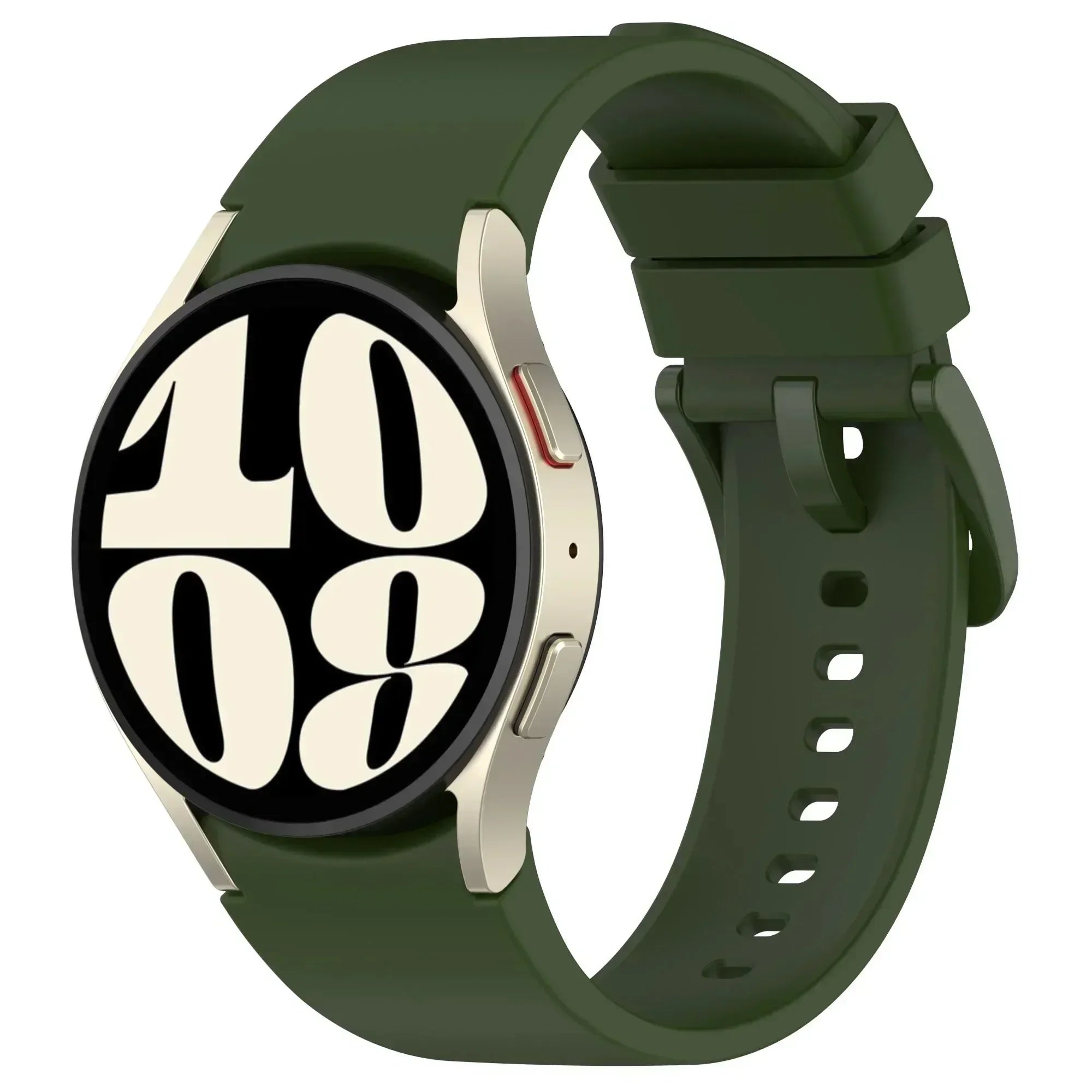 New Official Silicone Strap For Samsung Galaxy Watch 6 4 Classic 47mm 46mm 43/42mm Watchband Galaxy Watch 7 6 5 4 40mm 44mm Belt