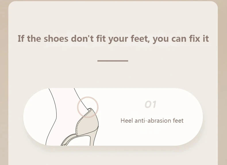 NewT-Shape Foam Heel Stickers Heel Protectors High Heel Insoles Flat Heel Insoles Shoe Adjusters Women's Half Insoles 2pcs/4pcs
