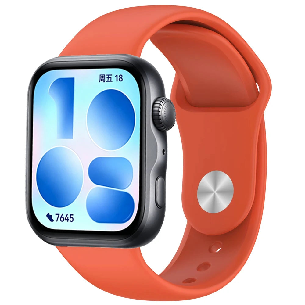 Silicone Strap for Huawei Watch Fit 5-4-3/Fit 5/4 Pro Comfortable band Replaceable Bracelet for Huawei Watch Fit 5-4 Accessories