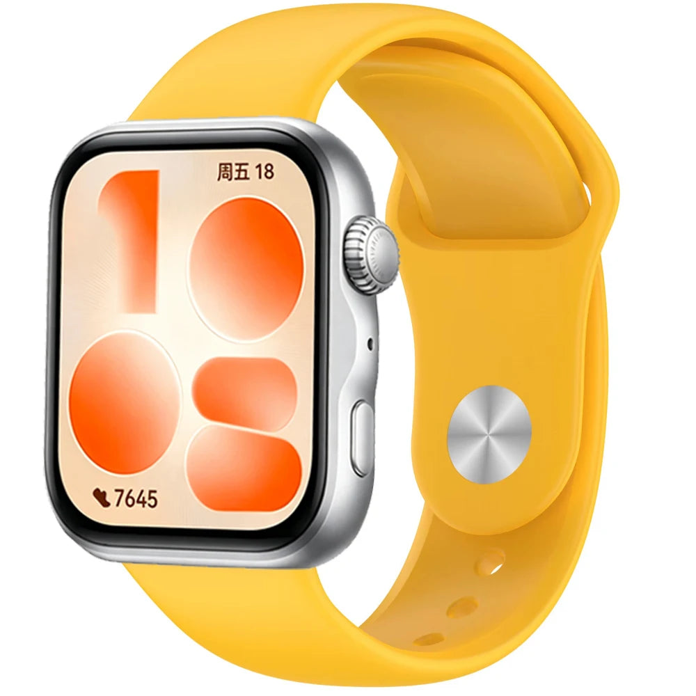Silicone Strap for Huawei Watch Fit 5-4-3/Fit 5/4 Pro Comfortable band Replaceable Bracelet for Huawei Watch Fit 5-4 Accessories