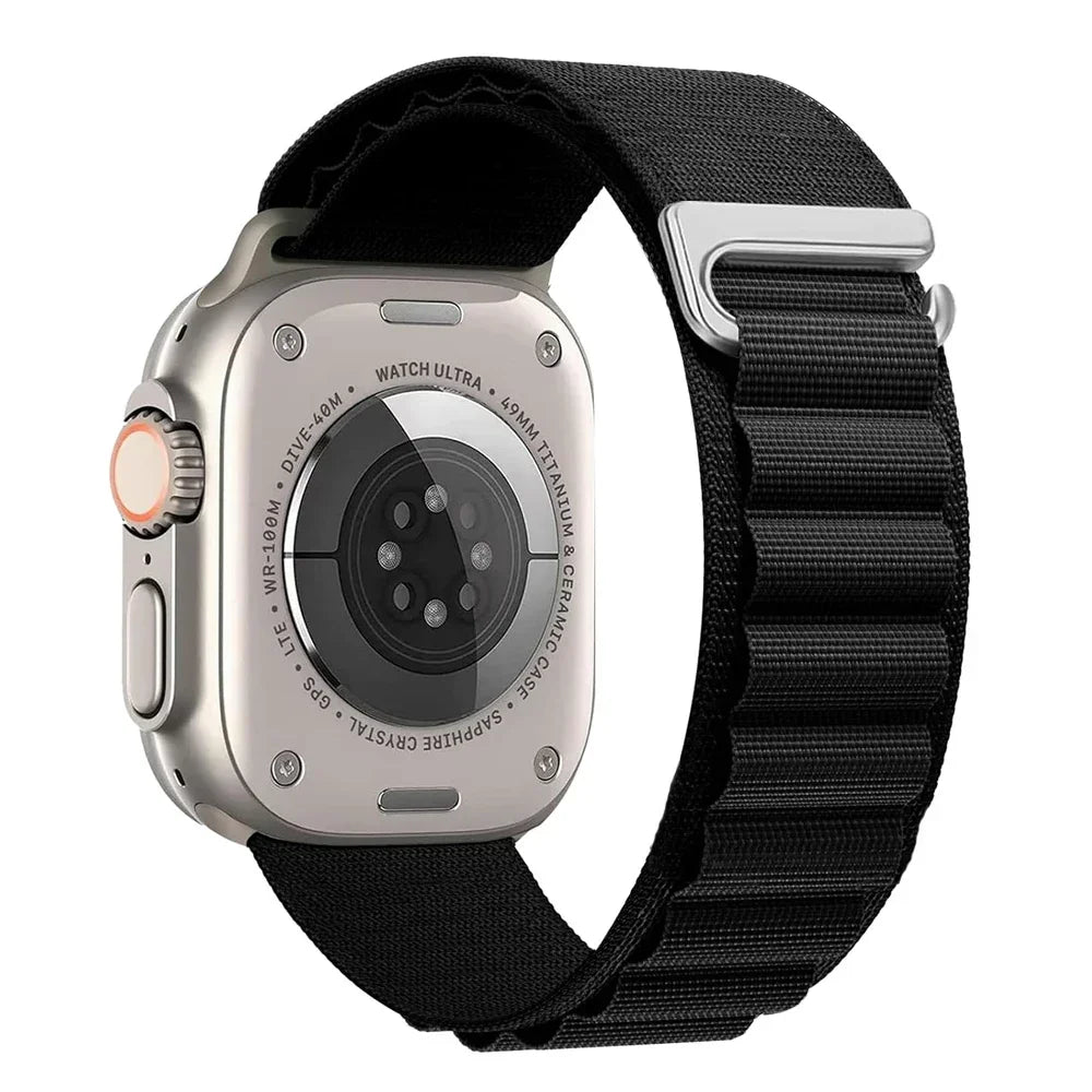 Alpine Loop Band for Apple Watch Ultra 49mm 11 10 9 8 7 46mm 42mm 45mm 41mm Nylon Wristband iWatch Series 6 5 4 SE 44 40mm Strap