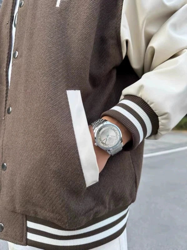 CHENXI Top Brand Fashion Men's Watch Convex Mirror Waterproof Night Light Date Calendar Stainless Steel Strap Quartz Watches NEW