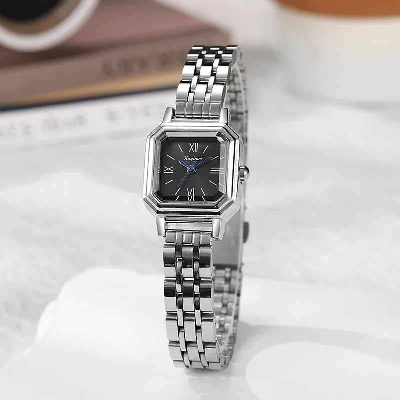 Fashion Stainless Steel Strap Wristwatch Women Small Dial Quartz Watch Ladies Student Clock Gift Relojes Para Mujer Dropshipping