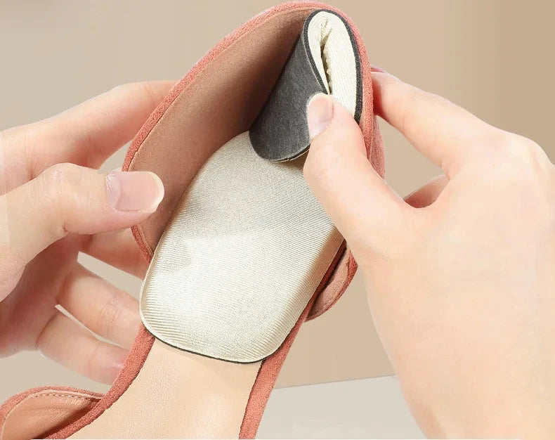 NewT-Shape Foam Heel Stickers Heel Protectors High Heel Insoles Flat Heel Insoles Shoe Adjusters Women's Half Insoles 2pcs/4pcs