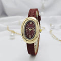Luxury Pigeon Egg Dial Women's Quartz Watch Vintage Leather Strap Wristwatches Gift Clock Dropshipping Reloj Mujer Montre Femme