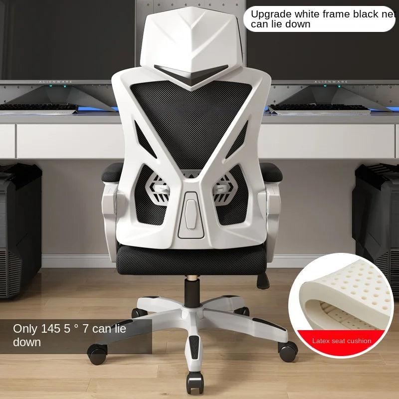 Ergonomic Gaming Office Chair High Back Reclining 145° Adjustable Swivel Computer Desk Chair With Lumbar Support Breathable Mesh