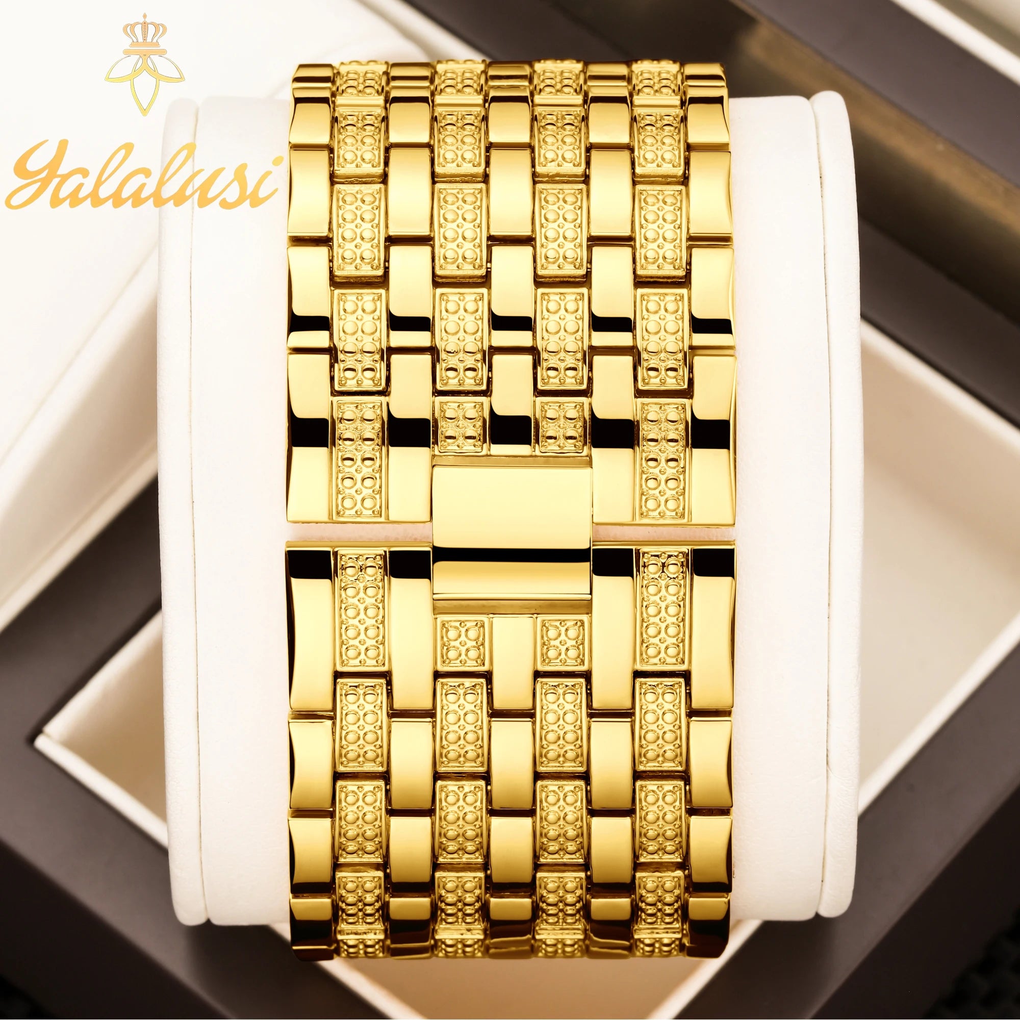 YaLaLuSi Brand: Fashionable Women's Waterproof Quartz Bracelet Watches – Luxury Gold Watches for Gifts reloj mujer Ladies