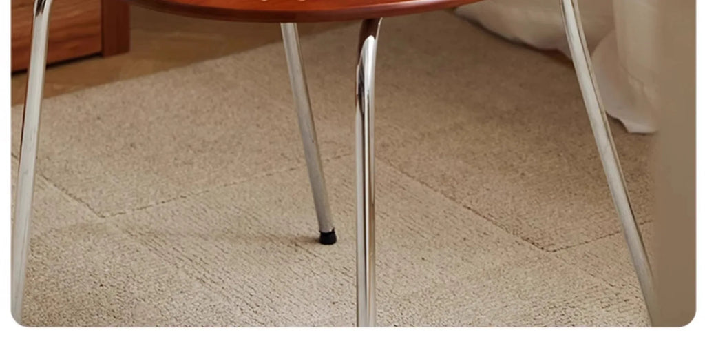Retro Mid Century Solid Wood Shell Chair Simple Backrest Dining Tea Chair Luxury Home Furniture