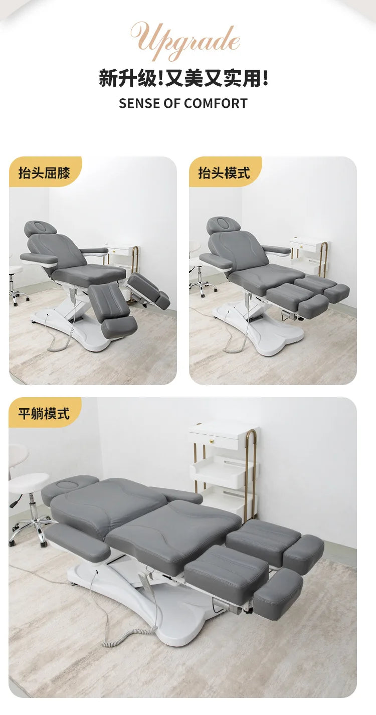 AOLIVIYA Fully Automatic Electric Lifting Rotating Heating Pedicure Chair For Body Tattoo Foot Soaking Beauty Salon Professional