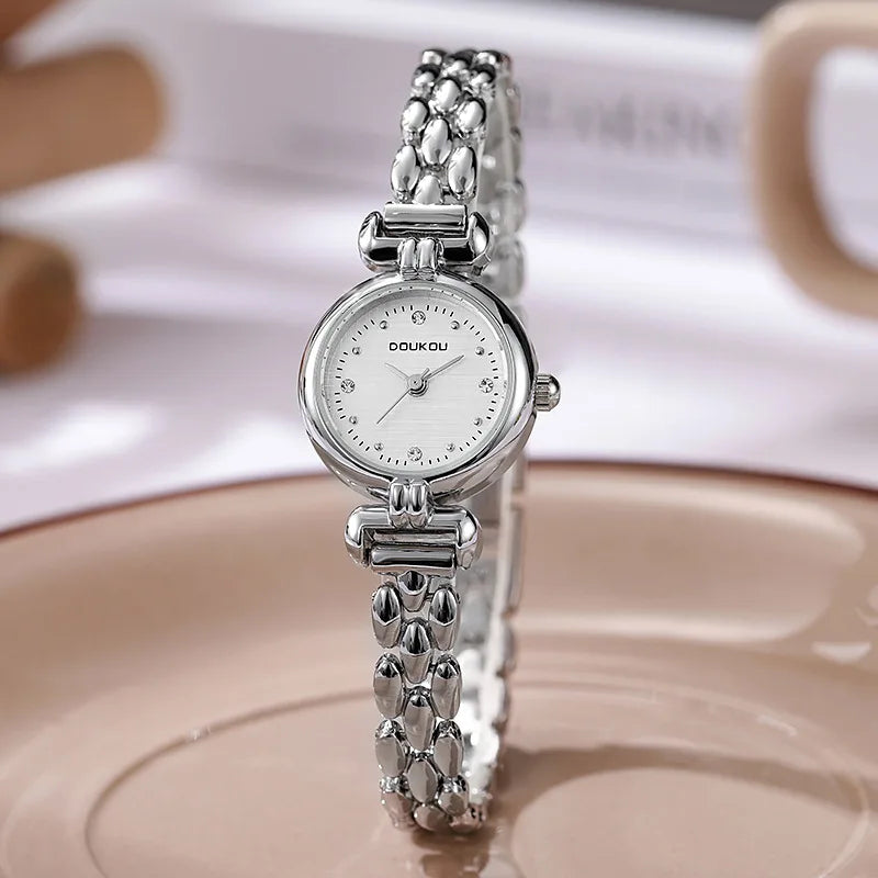 Brand Women Watch Luxury Small Dial Gold Watch Fashion Bracelet Quartz Wristwatches Dropshipping Clock Gift Relojes Para Mujer