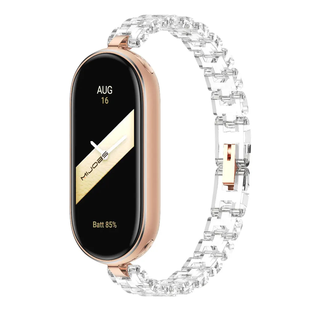 Strap for Mi Band 10 9 8 7 6 5 Watchband for Xiao mi Smart Band 9 Strap for Mi Band 8 Leather Wristband For Mi Band 7 Correa