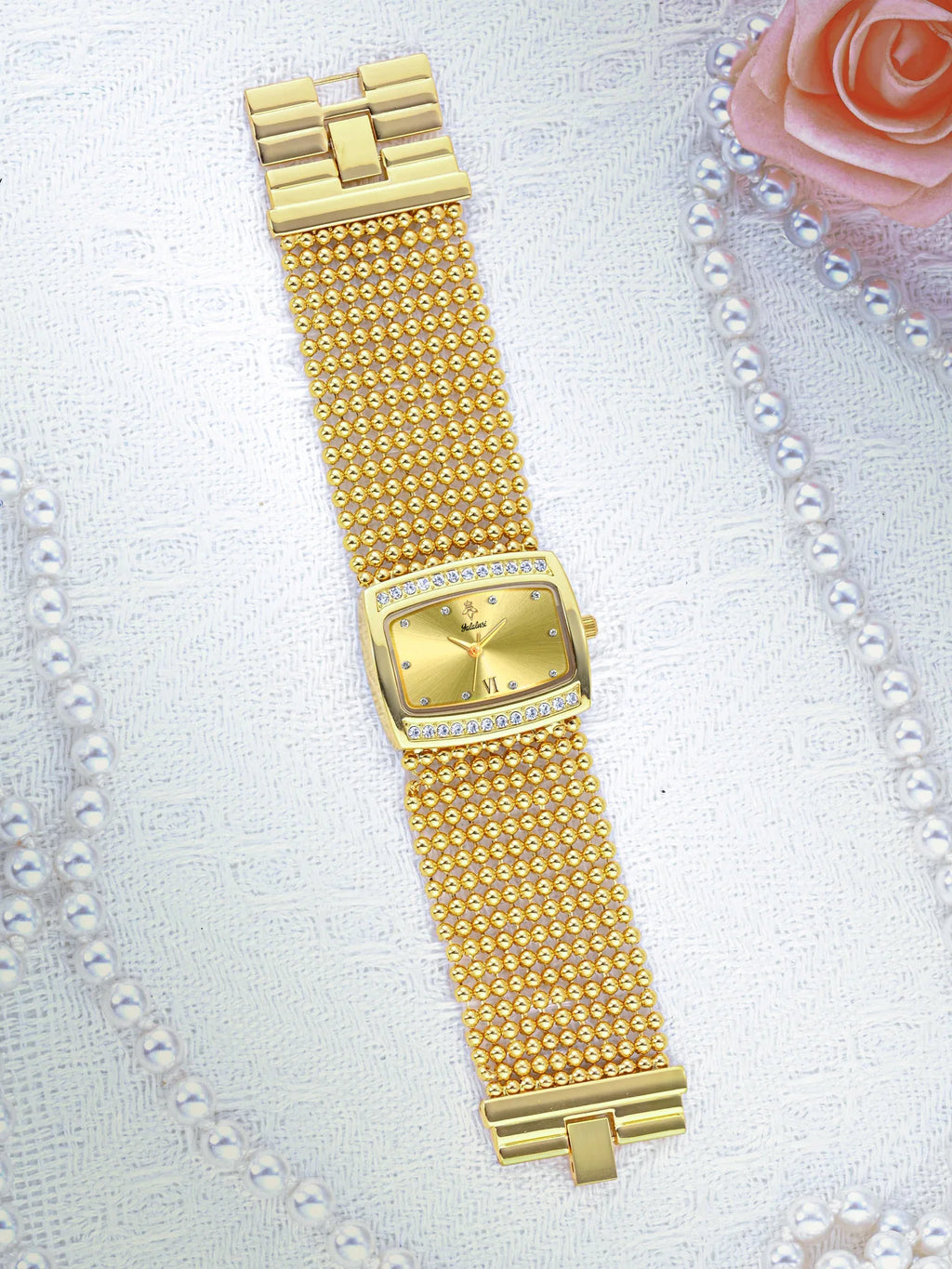 YaLaLuWomen's Watch Brand: Light Luxury Elegant Diamond-Set Square Watch with Water-Resistant Quartz Movement reloj mujer LX1073