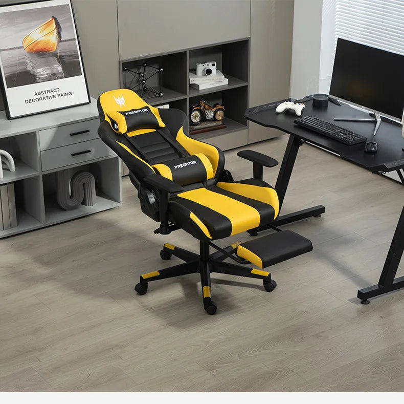 AOLIVIYA Modern Light Ergonomic Gaming Computer Chair, Swivel Seat with Lift for Home Live Broadcast Comfortable Sedentary Dormi
