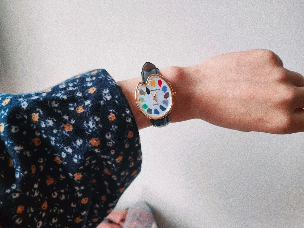 2026 Hot Sale Retro Niche Art sketching board Design Leather Quartz Square Exquisite and Versatile Pointer Watch 29mm