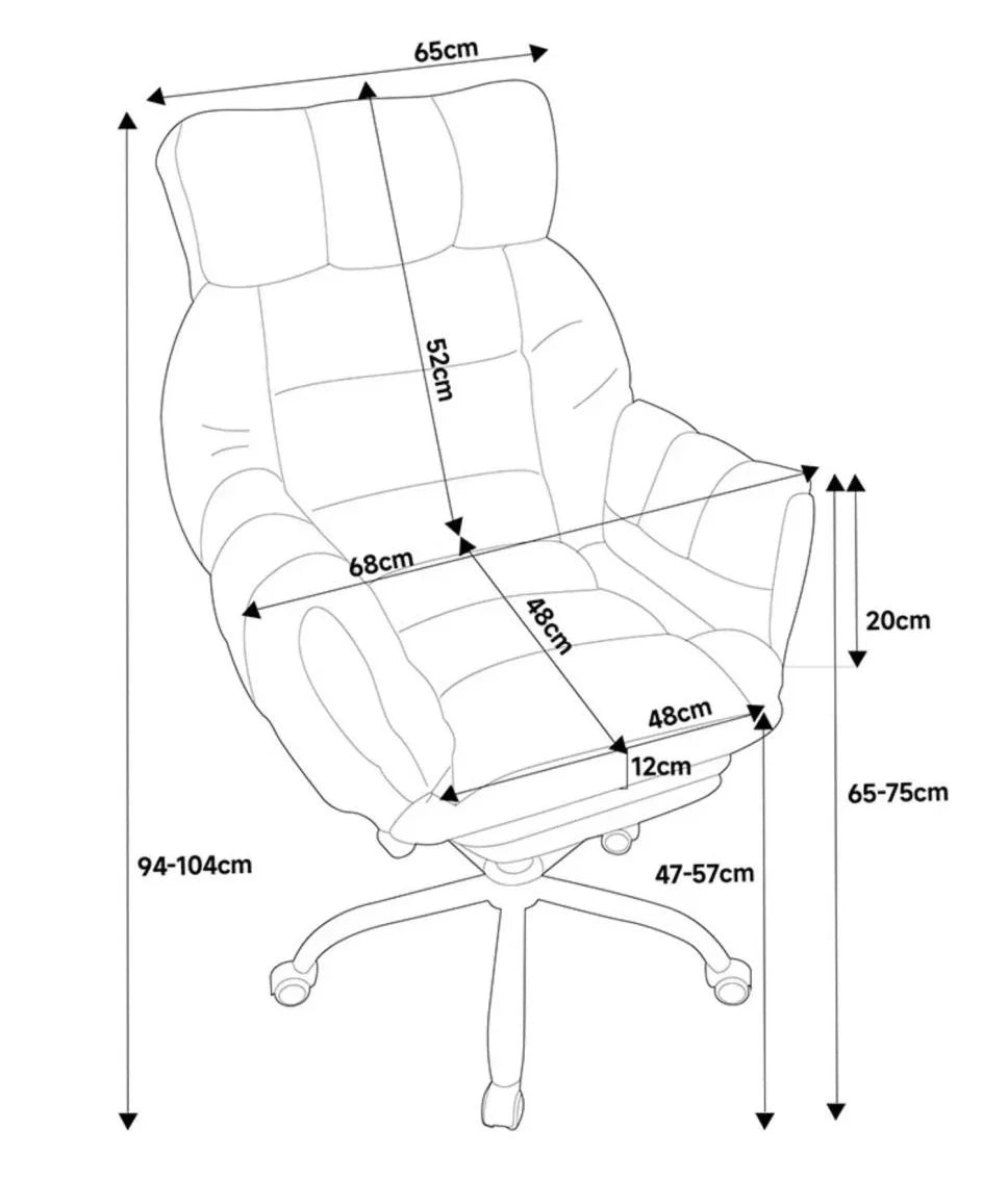 Luxury Lazy, Computer Chair, Home, Comfortable, Sedentary, Sofa Chair, Bedroom, Desk, Reclining, Leisure, Backrest Office Chair
