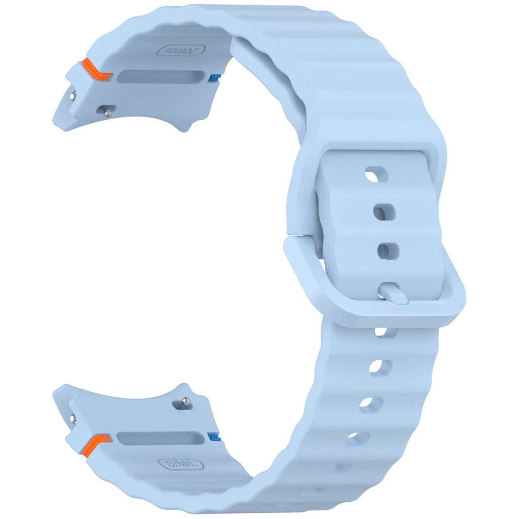 New Official Silicone Strap For Samsung Galaxy Watch 6 4 Classic 47mm 46mm 43/42mm Watchband Galaxy Watch 7 6 5 4 40mm 44mm Belt