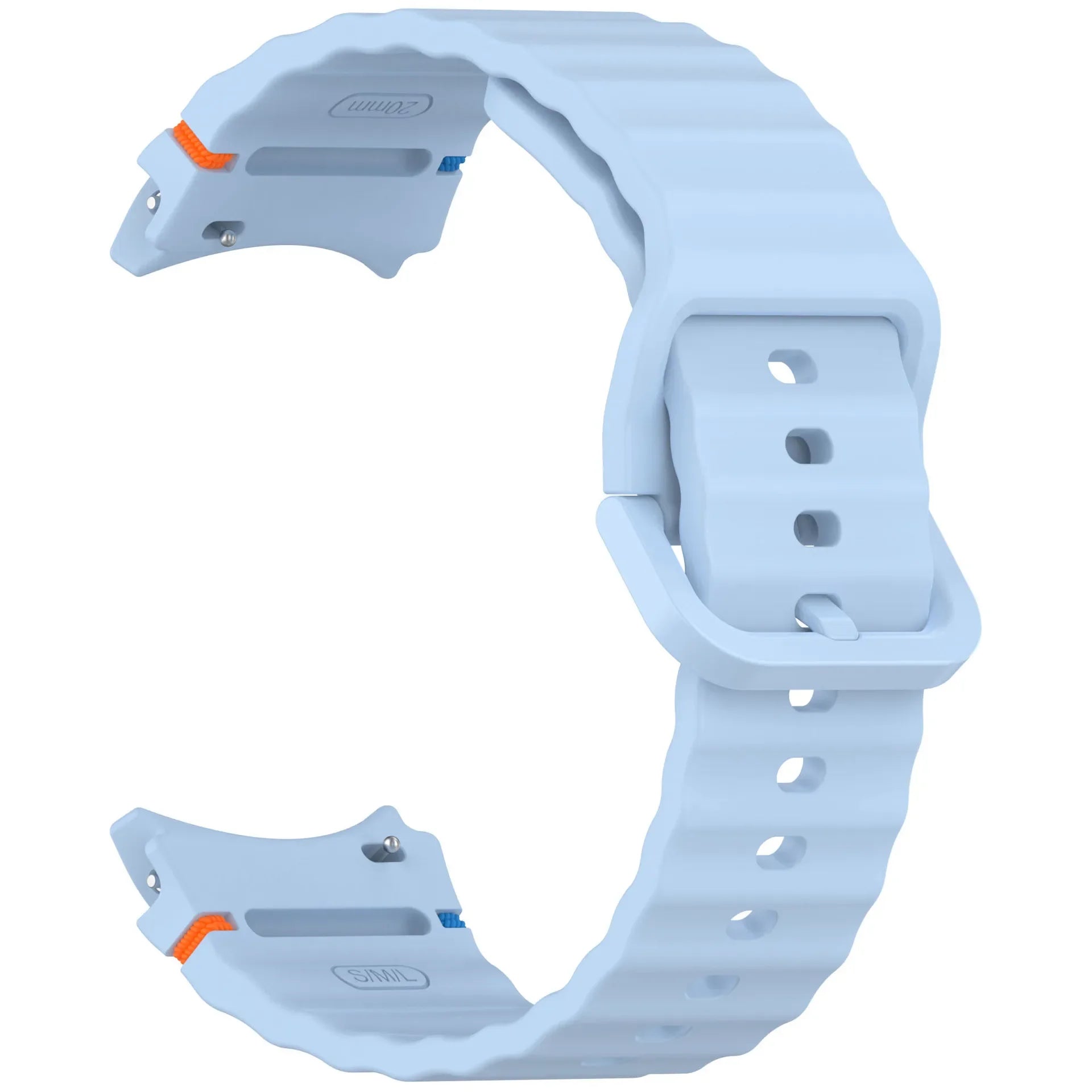 New Official Silicone Strap For Samsung Galaxy Watch 6 4 Classic 47mm 46mm 43/42mm Watchband Galaxy Watch 7 6 5 4 40mm 44mm Belt