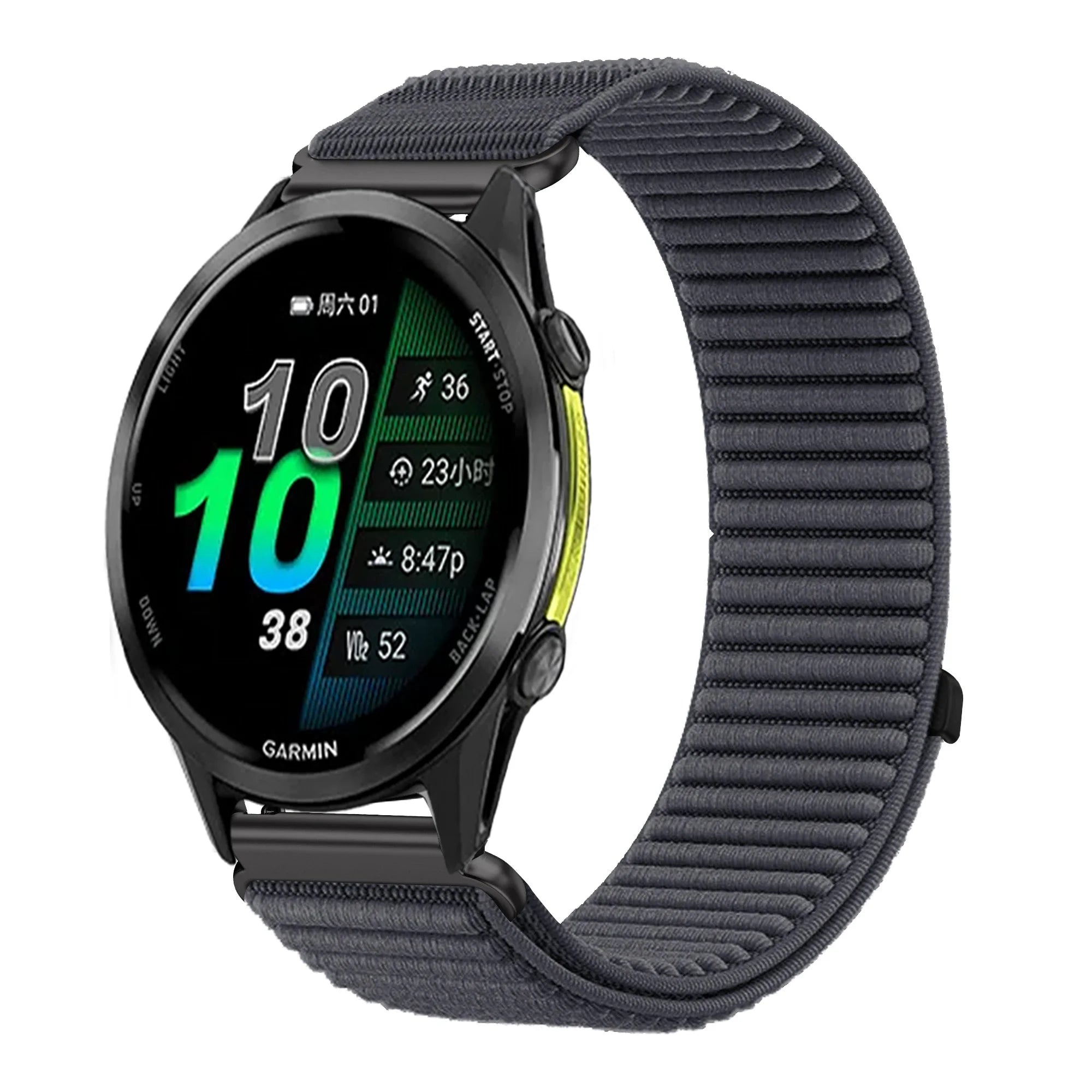 18mm 20mm 22mm Nylon Loop Strap For Garmin Forerunner 970 570 Venu 4 45mm 41mm Venu 3 Wave Wristband Garmin Active 6 Accessories