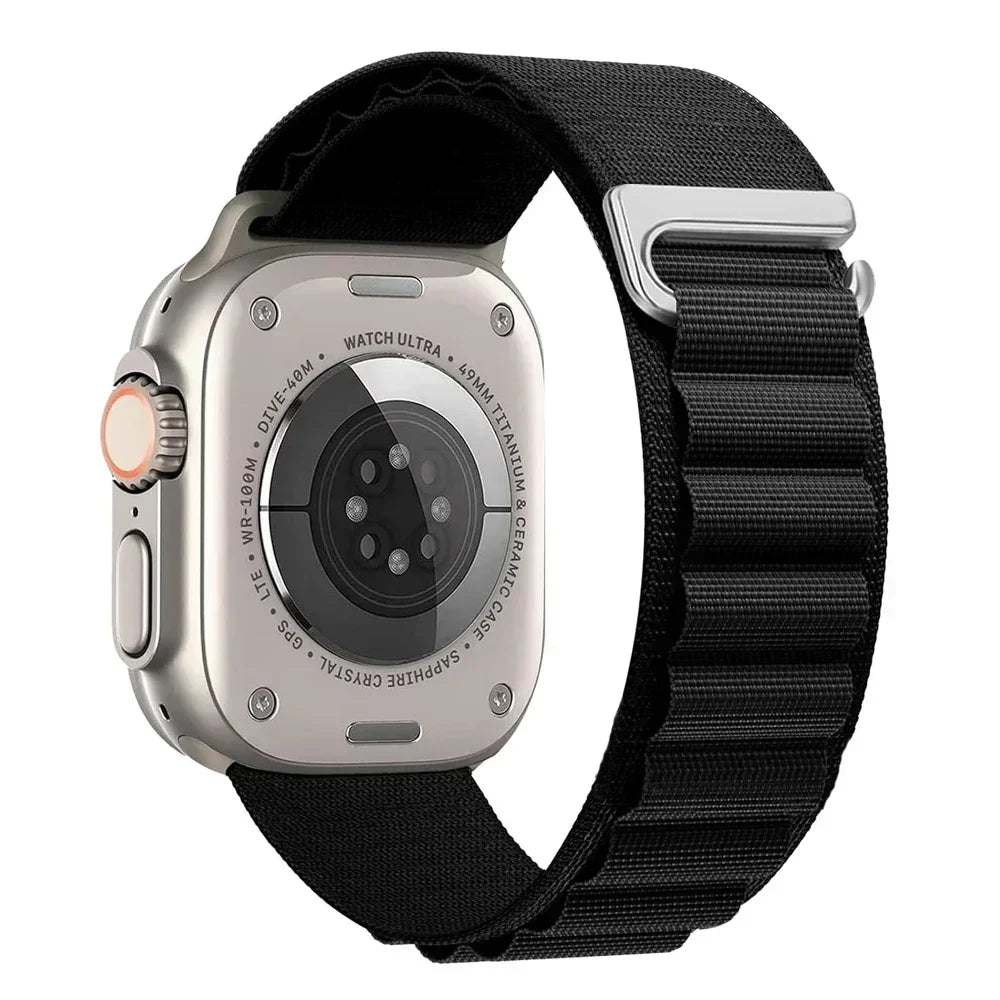 Alpine Loop Band for Apple Watch Ultra 49mm 11 10 9 8 7 46mm 42mm 45mm 41mm Nylon Wristband iWatch Series 6 5 4 SE 44 40mm Strap