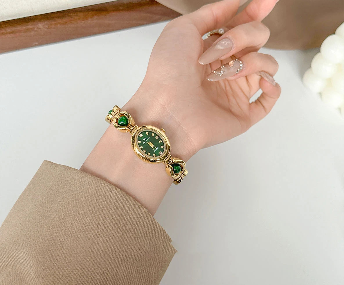 Women's Watch Bracelet Quartz Wristwatches Brand Luxury Vintage Casual Small Silver Clock High Quality Watch Ladies