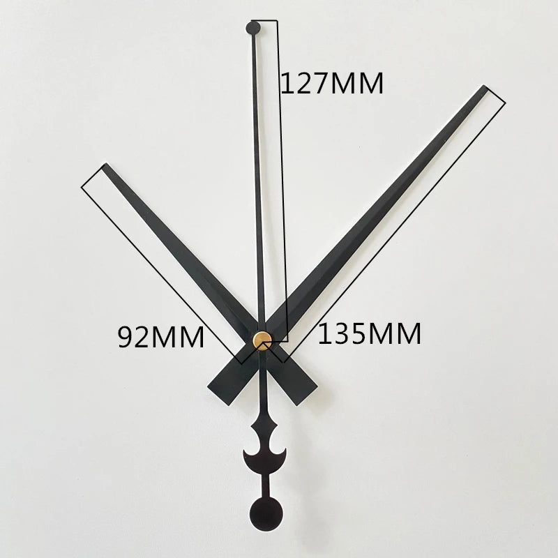 Mute DIY Wall Clock Movement Mechanism with Clock Hands Silent Kit Battery Operated Watch Repair Parts Replacement Set