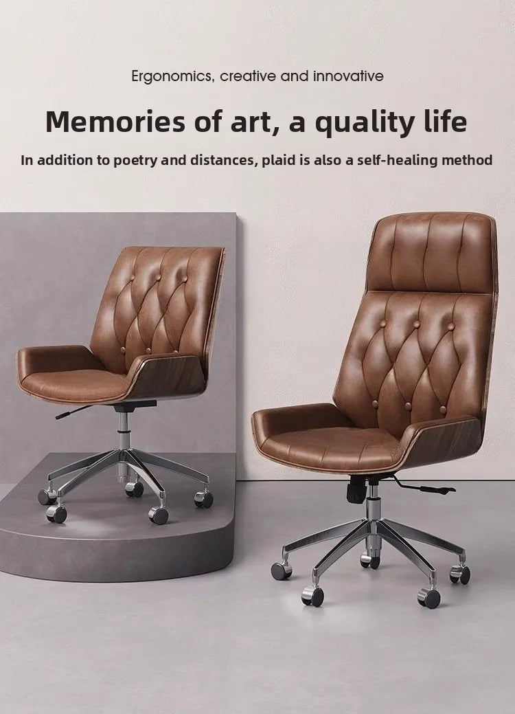 Office, computer chair, retro style office chair. Sitting for a long time without getting tired can make you feel relaxed