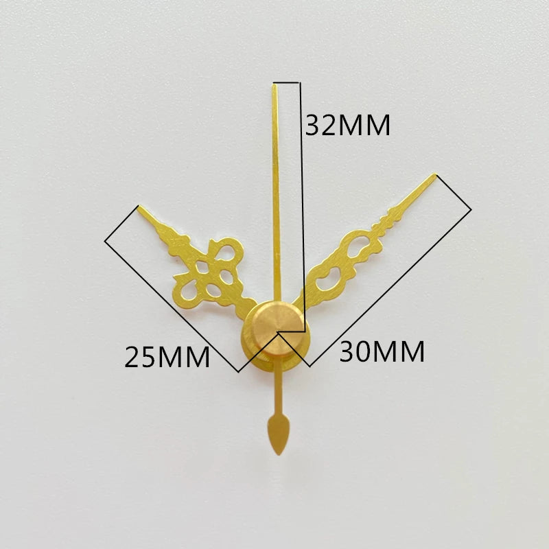 Mute DIY Wall Clock Movement Mechanism with Clock Hands Silent Kit Battery Operated Watch Repair Parts Replacement Set