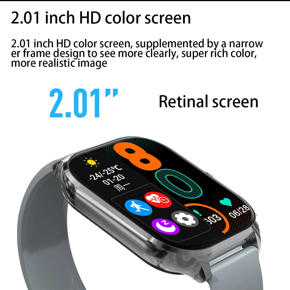2026 New Bluetooth Call Smart Watch Electronics Smartwatch Digital Fitness Clock Sports Wrist Watches for Man Woman Android iOS