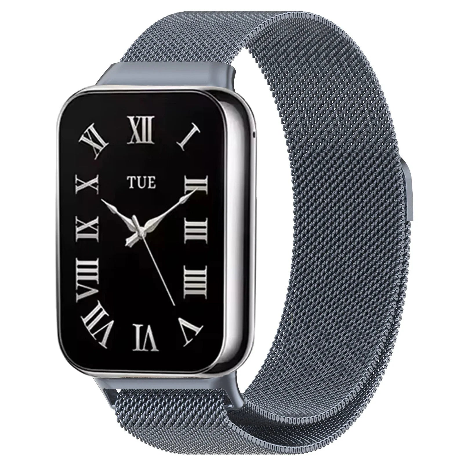 Milanese Loop Strap For Xiaomi Mi Band 9/8 Pro Metal Magnetic Durable Wristband Watchband For Redmi Watch 4/5/6 Correa Accessory