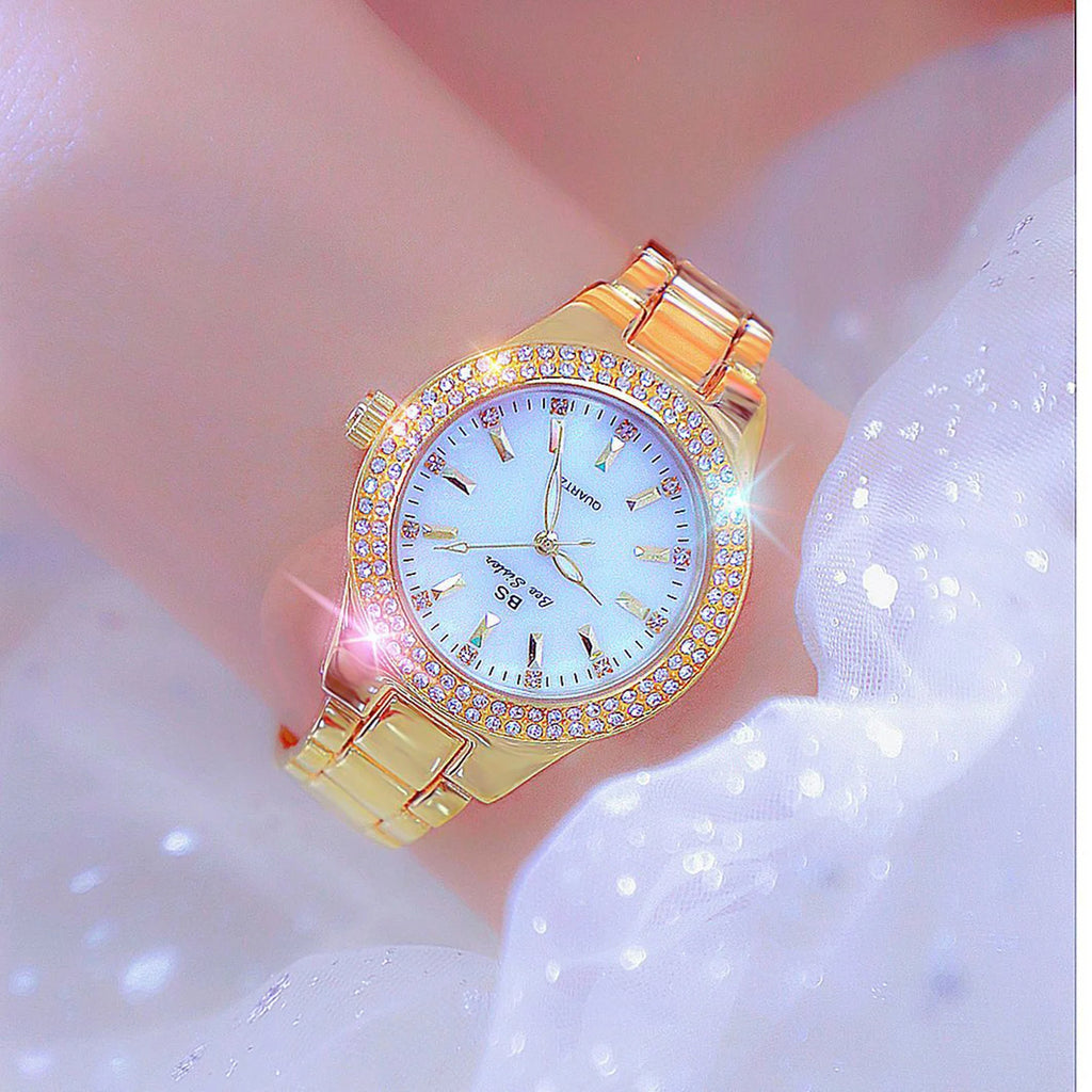 Original Brand Women's Watches Fashion Diamond Quartz Watch Luxury Classic Stainless Steel Bracelet Wristwatch Famale Hot Sale