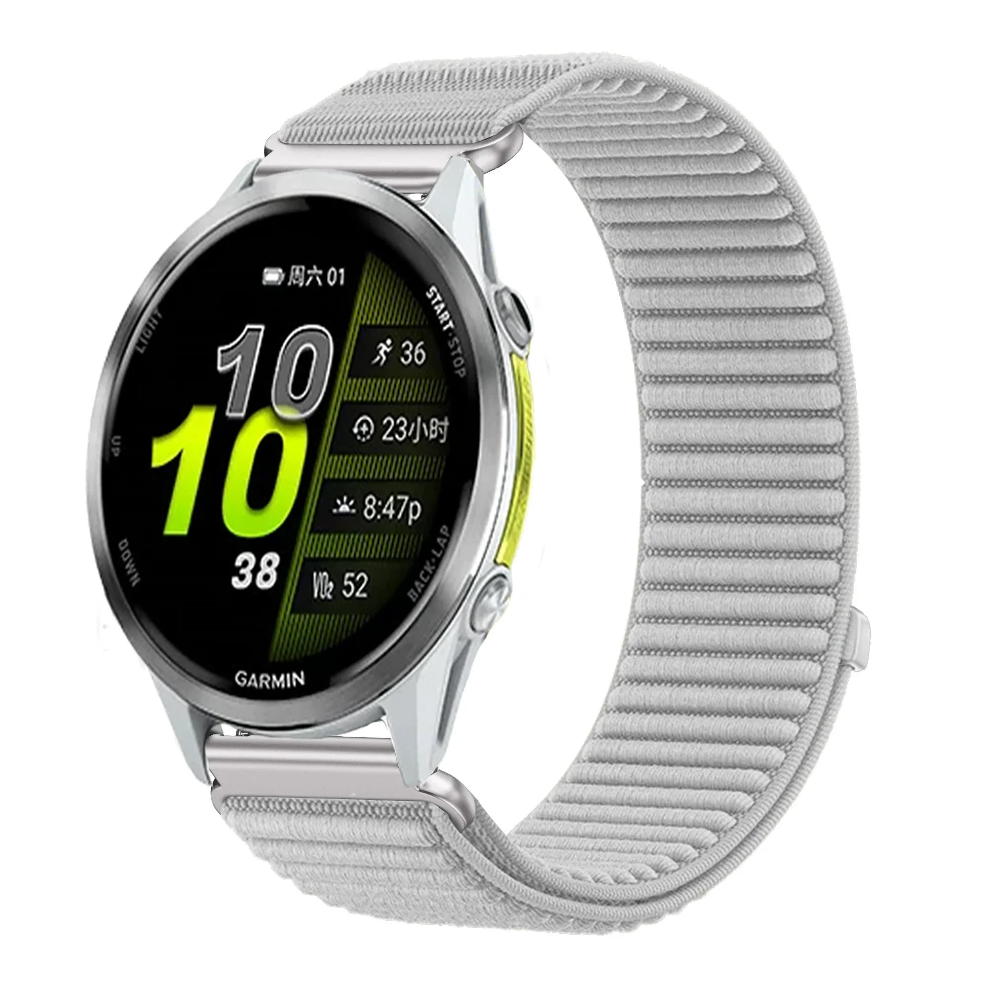 18mm 20mm 22mm Nylon Loop Strap For Garmin Forerunner 970 570 Venu 4 45mm 41mm Venu 3 Wave Wristband Garmin Active 6 Accessories