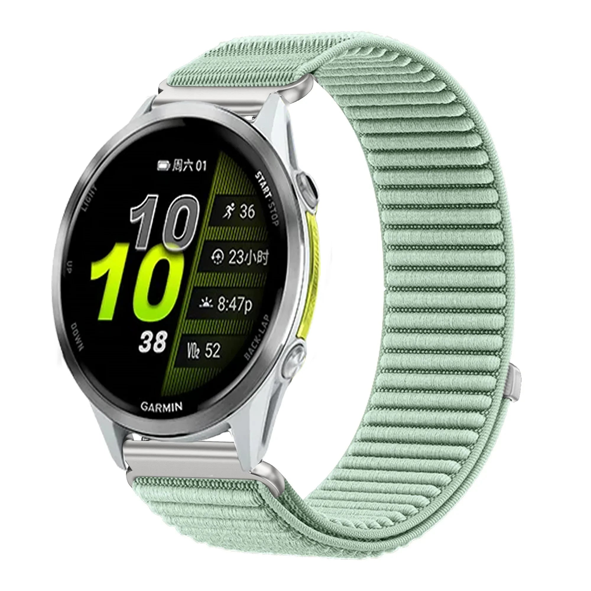 18mm 20mm 22mm Nylon Loop Strap For Garmin Forerunner 970 570 Venu 4 45mm 41mm Venu 3 Wave Wristband Garmin Active 6 Accessories