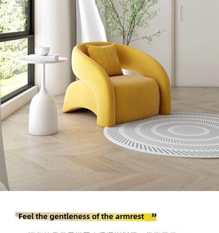 New Sofa, Living Room, Single Person, Light Luxury, High-end Reception, Small Sofa, Beauty Salon, Lazy Leisure Chair Furniture