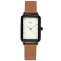 GEDI Watches for Woman Vintage Niche Elegant Waterproof Leather Watches Ladies Quartz Square Women's Wristwatches